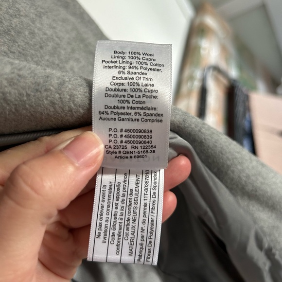 Aritzia Babaton 100% wool coat - Picture 3 of 9